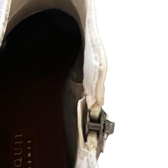 NIB Eloquii Elements Ivory Almond Toe Booties Sz 7.5 W Block Heel - Picture 16 of 16